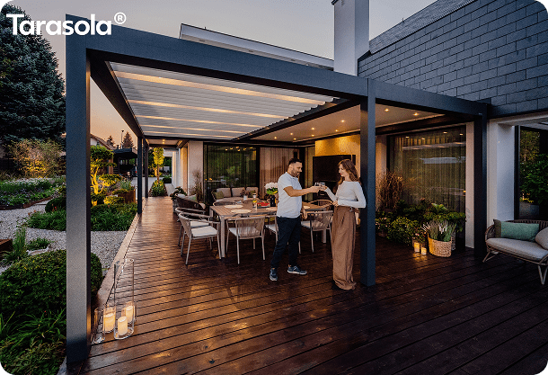 Erleben Sie unsere Terrassenüber­dachungen live in Bönnigheim - VIL Bausysteme